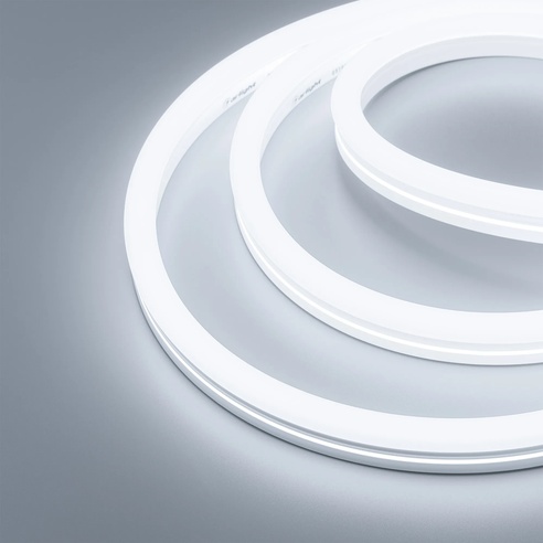 Лента герметичная MOONLIGHT-SIDE-X336-12x24mm 230V White6500 (11 W/m, IP65, 50m, wire x1) (Arlight, Вывод прямой, 3 года)