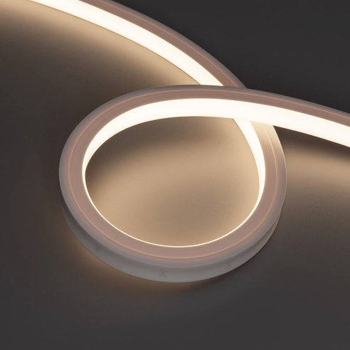 Лента герметичная NOVA-TOP-PU-A120-16x15mm 24V Warm3500 (10 W/m, IP68, 1m, wire x1) (Arlight, Полиуретан)