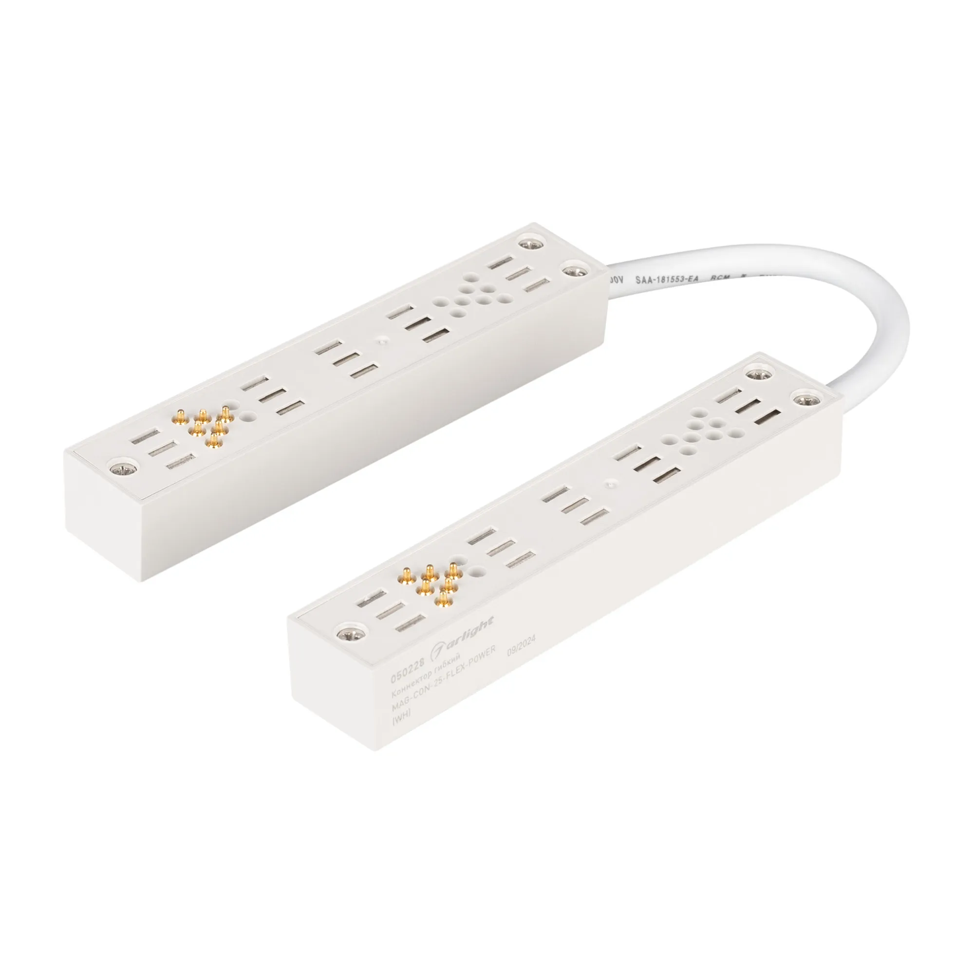 Коннектор гибкий MAG-CON-25-FLEX-POWER (WH) (Arlight, IP20 Пластик, 3 года)