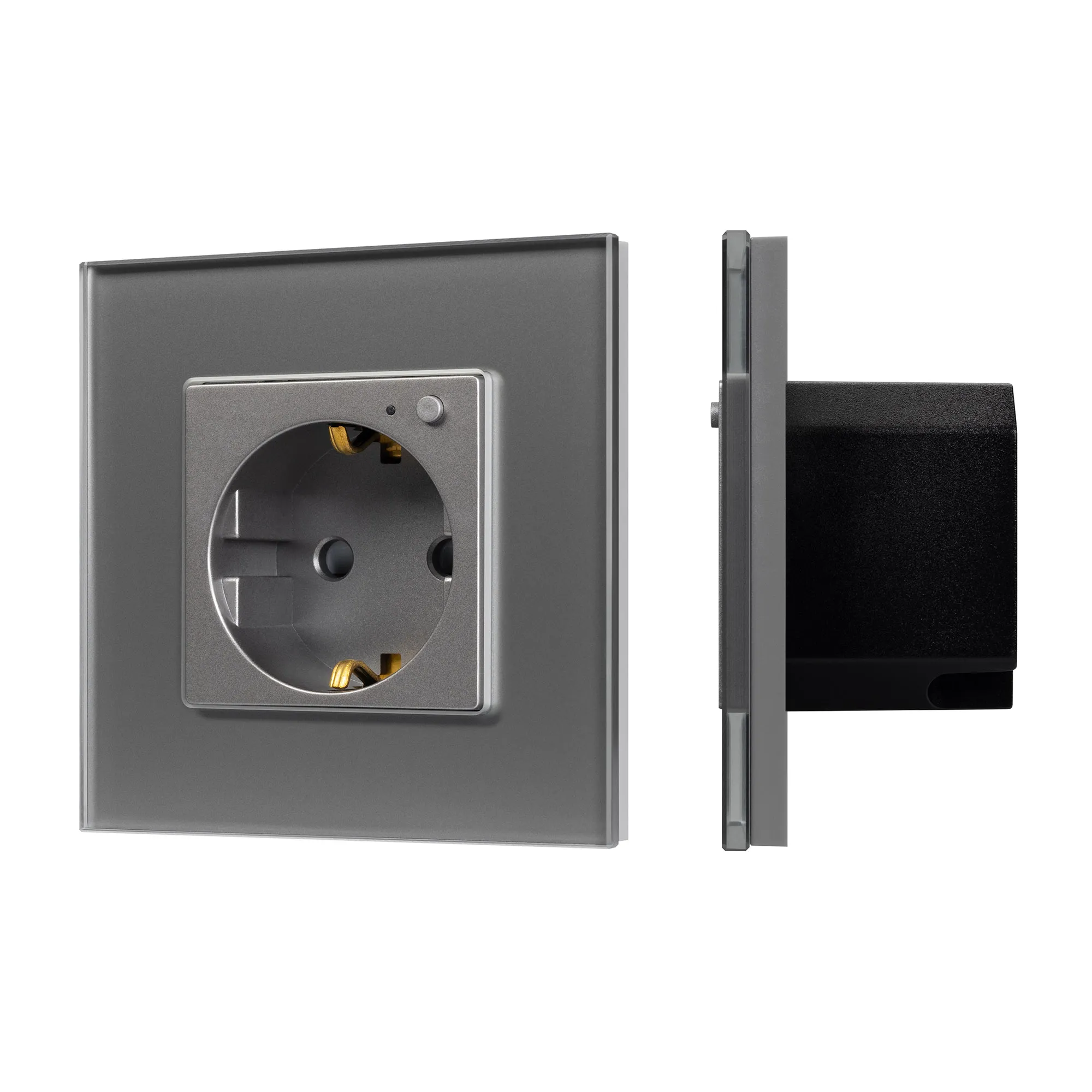 Розетка электрическая с Zigbee управлением SCT-OMALI-EUZB1-PL-GR (240V, 16A, Zigbee) (Arlight, -)