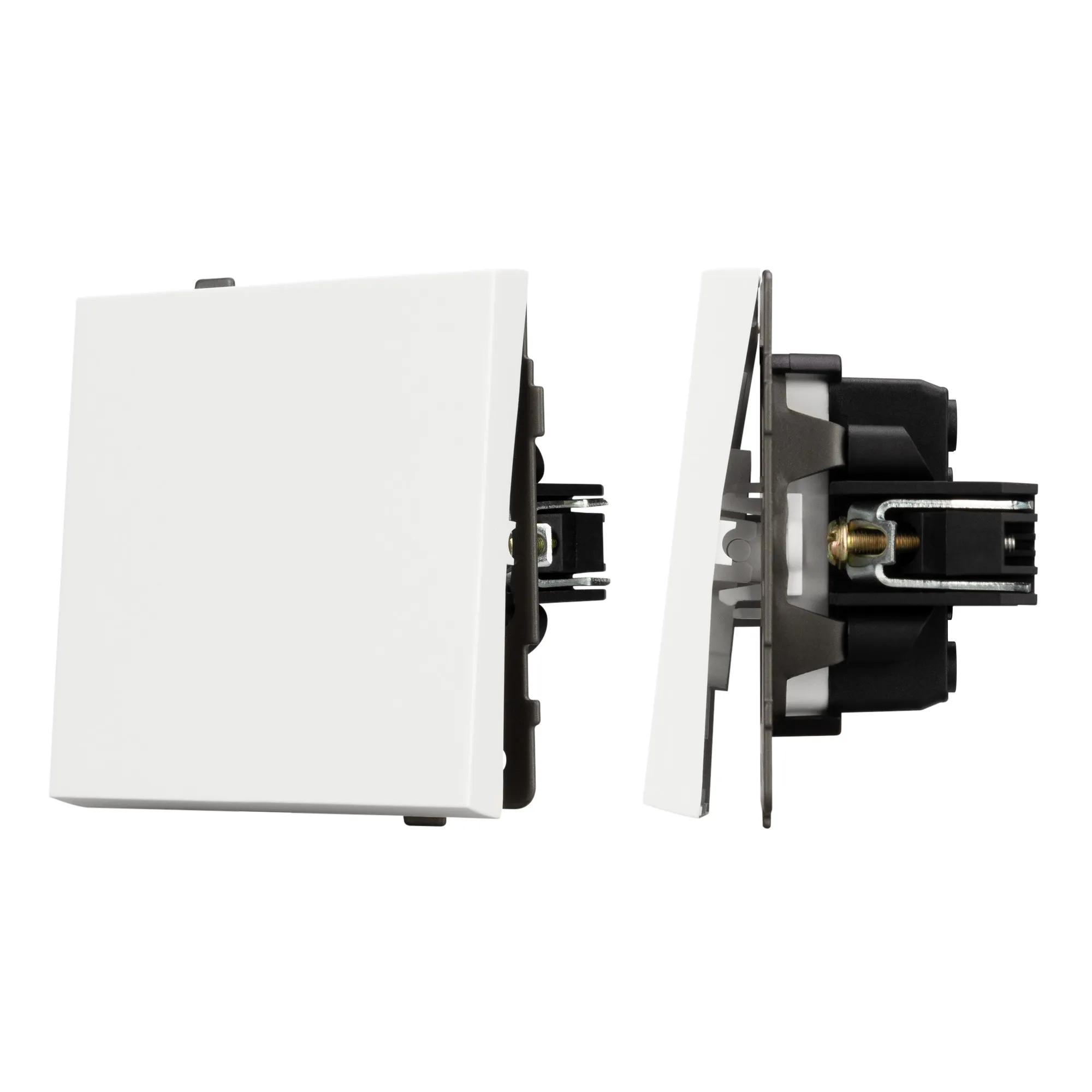 Механизм выключателя одноклавишный перекрёстный SWT-TENDO-MKX1-SFPL-WH (230V, 10A) (Arlight, -)