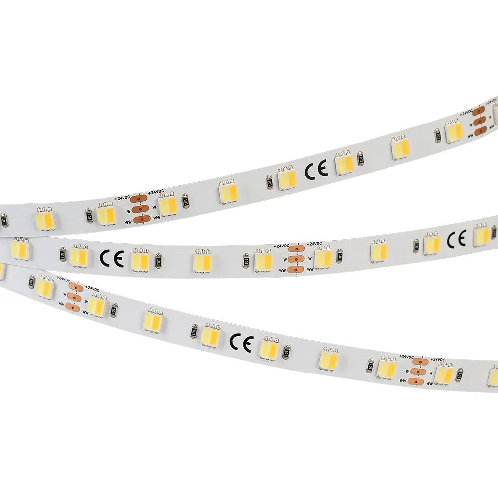 Лента светодиодная RT 6-5000 24V White-MIX-One 2x (5060, 60 LED/m, LUX) (Arlight, Изменяемая ЦТ)