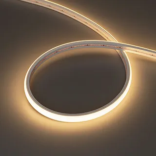 Лента герметичная MOONLIGHT-TOP-X320-11x7mm 24V Warm3000 (10 W/m, IP65, CSP, 0,5m, wire x1) (Arlight, Образец)