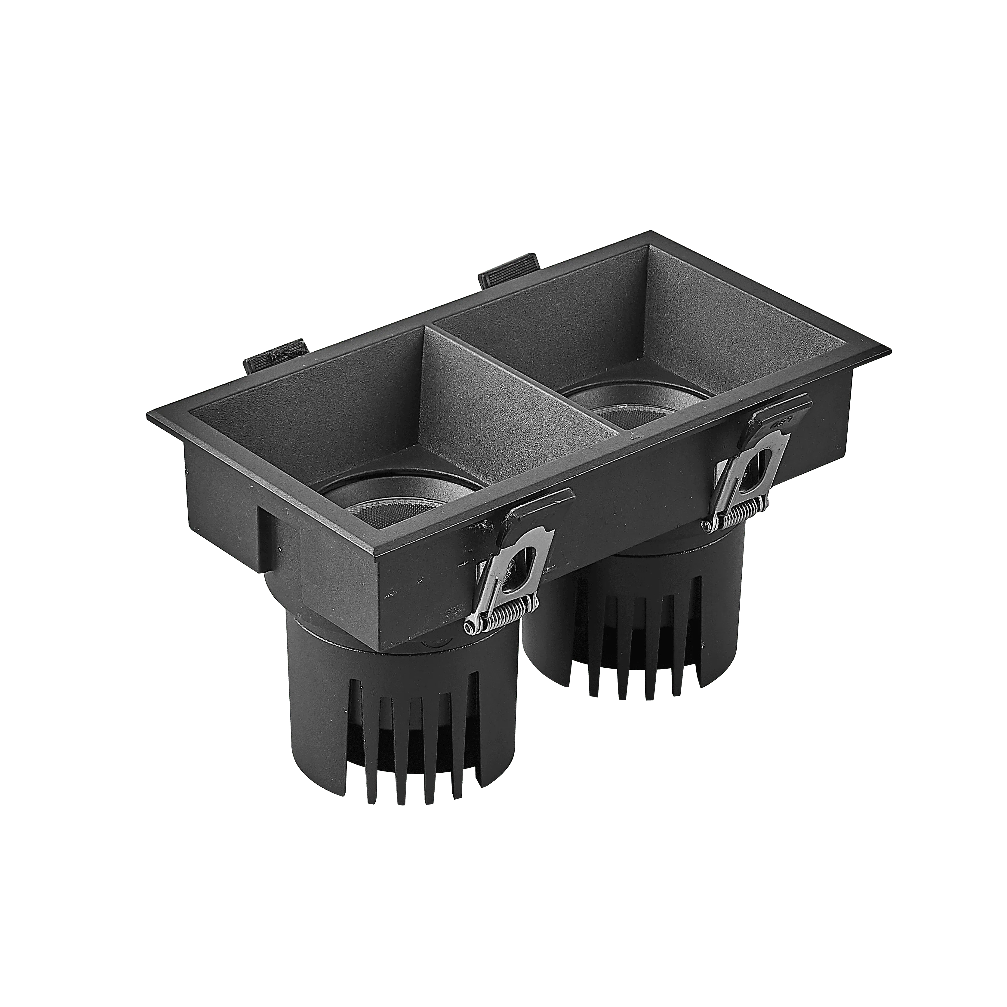 Светильник MS-FLOW-BUILT-S157x85-2x6W Warm3000 (BK, 15 deg, 230V) (Arlight, IP20 Металл, 5 лет)