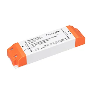 Блок питания ARV-SP-24060-PFC (24V, 2.5A, 60W) (Arlight, IP20 Пластик, 5 лет)