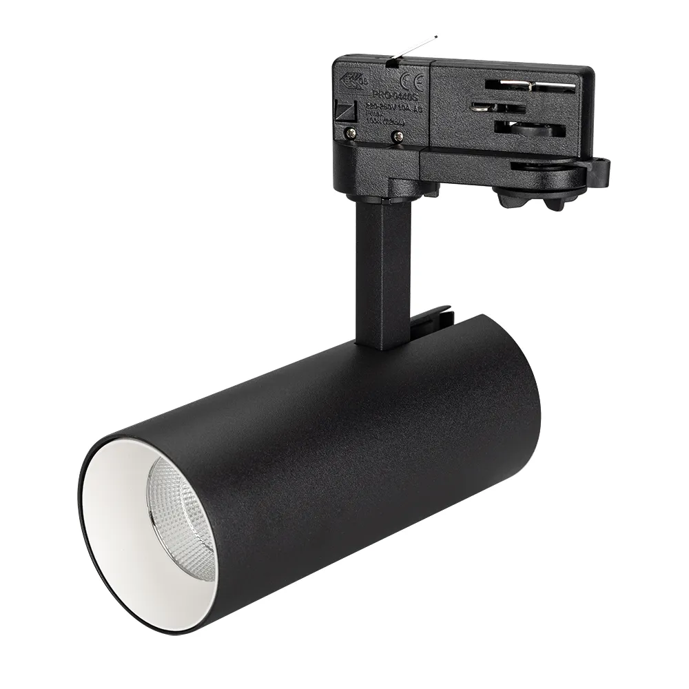 Светильник SP-POLO-TRACK-LEG-R65-8W Warm3000 (BK-WH, 40 deg) (Arlight, IP20 Металл, 3 года)