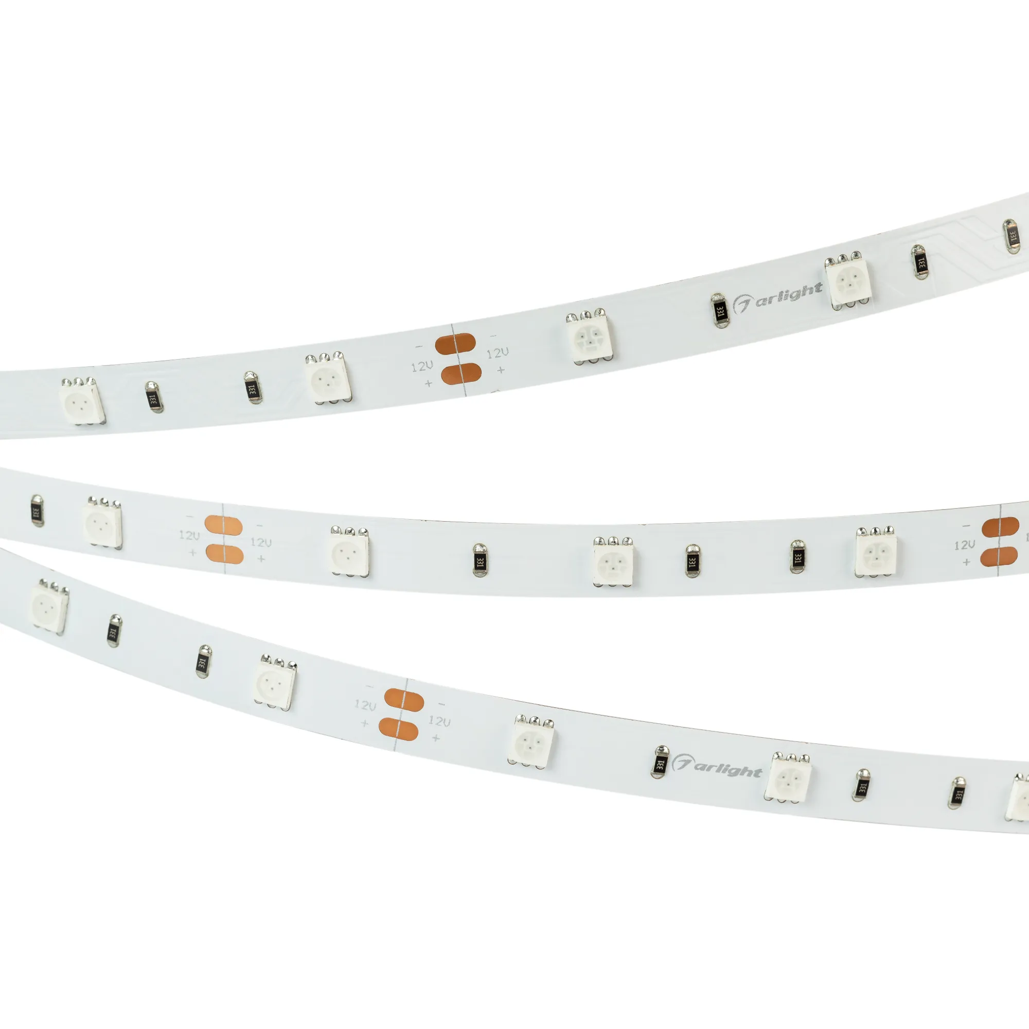 Лента светодиодная RT 2-5000 12V Green (5060, 150 LED, LUX) (Arlight, 7.2 Вт/м, IP20)