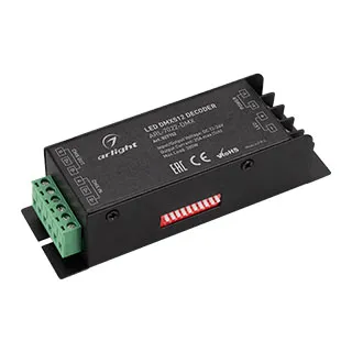 Декодер ARL-7022-DMX (12-24V, 1x25A, DMX512) (Arlight, IP20 Металл, 3 года) - изображение товара