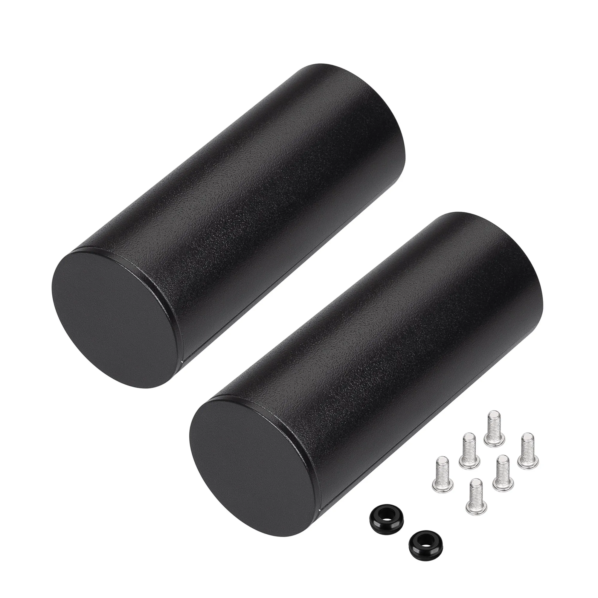 Заглушка ROUND-D36-360 BLACK с отверстием (Arlight, Металл)